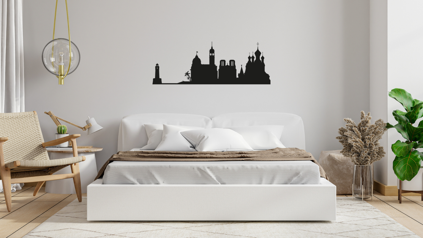 Ville de Nice – Décoration murale en acier