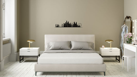 Ville de Shanghai – Découpe murale en acier