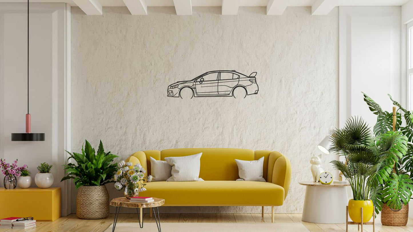 Subaru WRX – Découpe murale en acier