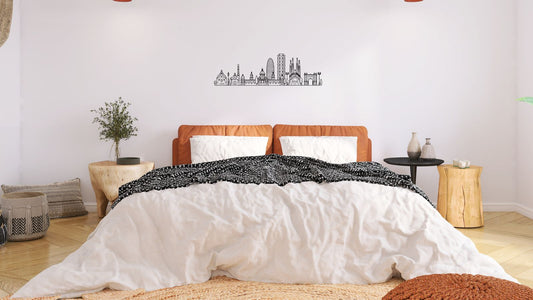 Ville de Barcelone – Découpe murale en acier