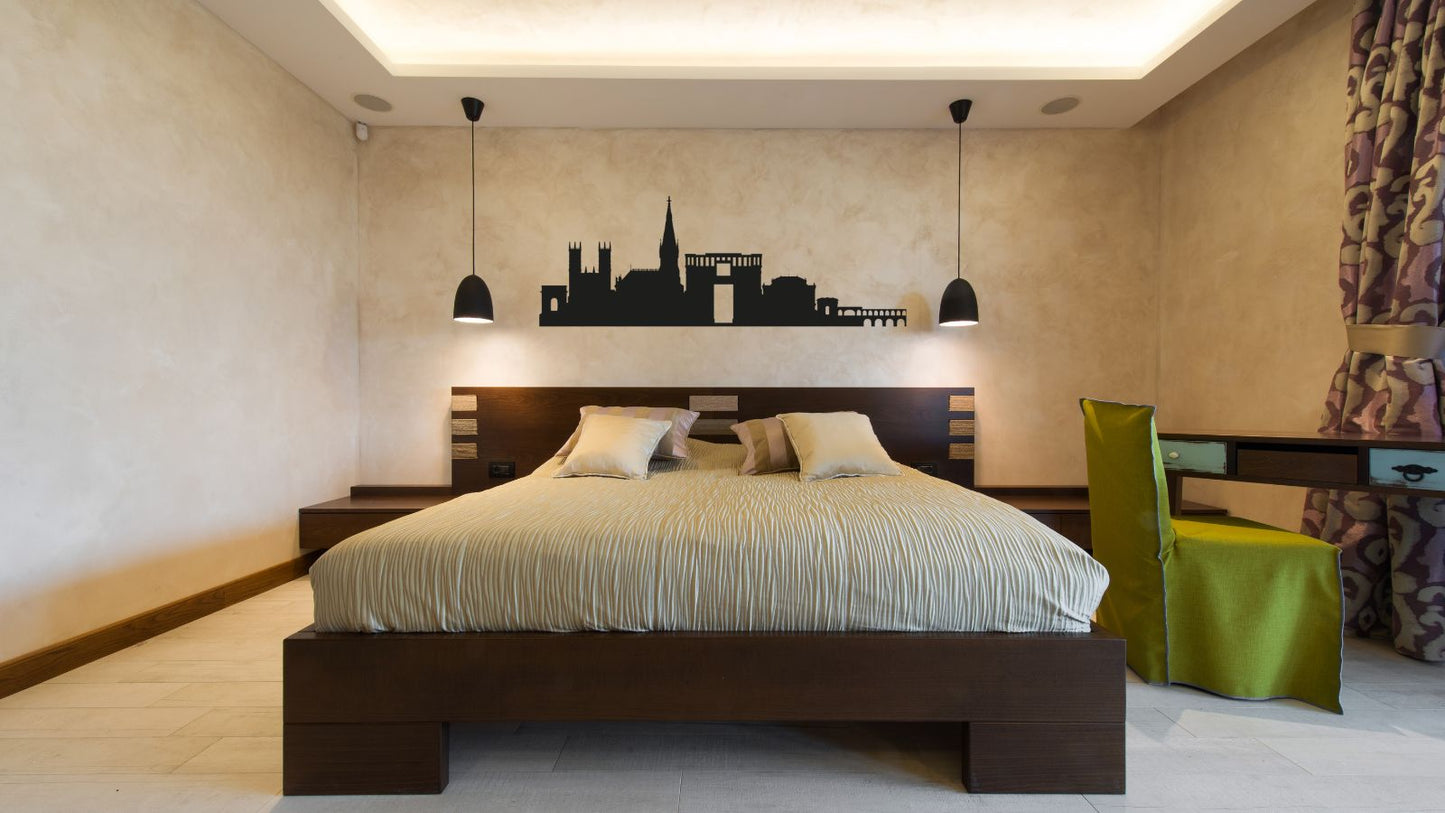 Ville de Montpellier Découpe murale en acier