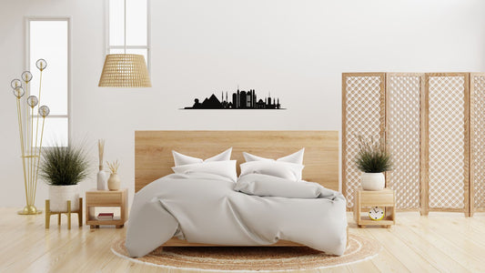 Ville du Caire – Découpe murale en acier