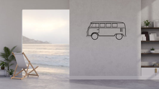 Volkswagen T1 – Découpe murale en acier